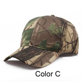 1pc Men's Adjustable Cap; Camo Baseball Hunting Fishing Twill Fitted Cap For Super Foot Bowl Sunday Party (Color: Color C)