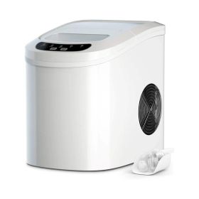 Household Mini Portable Countertop Ice Maker (Color: White, Type: Ice Maker)