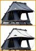 Adventurer Rooftop Tent Hardshell with Luggage Racks&Replaceable Rain Flies, Truck Bed Tent for Camping, Pop Up Overland Roof Top Tents for Truck Jeep