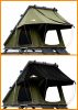 Adventurer Rooftop Tent Hardshell with Luggage Racks&Replaceable Rain Flies, Truck Bed Tent for Camping, Pop Up Overland Roof Top Tents for Truck Jeep