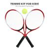 1pair Tennis Rackets With 1pc Tennis Ball & 1pc Bag; For Outdoor Sports; Tennis Playing; Friends And Family Entertainment