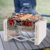 Outdoor Portable Folding Charcoal BBQ Grill Stove