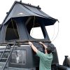 Adventurer Rooftop Tent Hardshell with Luggage Racks&Replaceable Rain Flies, Truck Bed Tent for Camping, Pop Up Overland Roof Top Tents for Truck Jeep